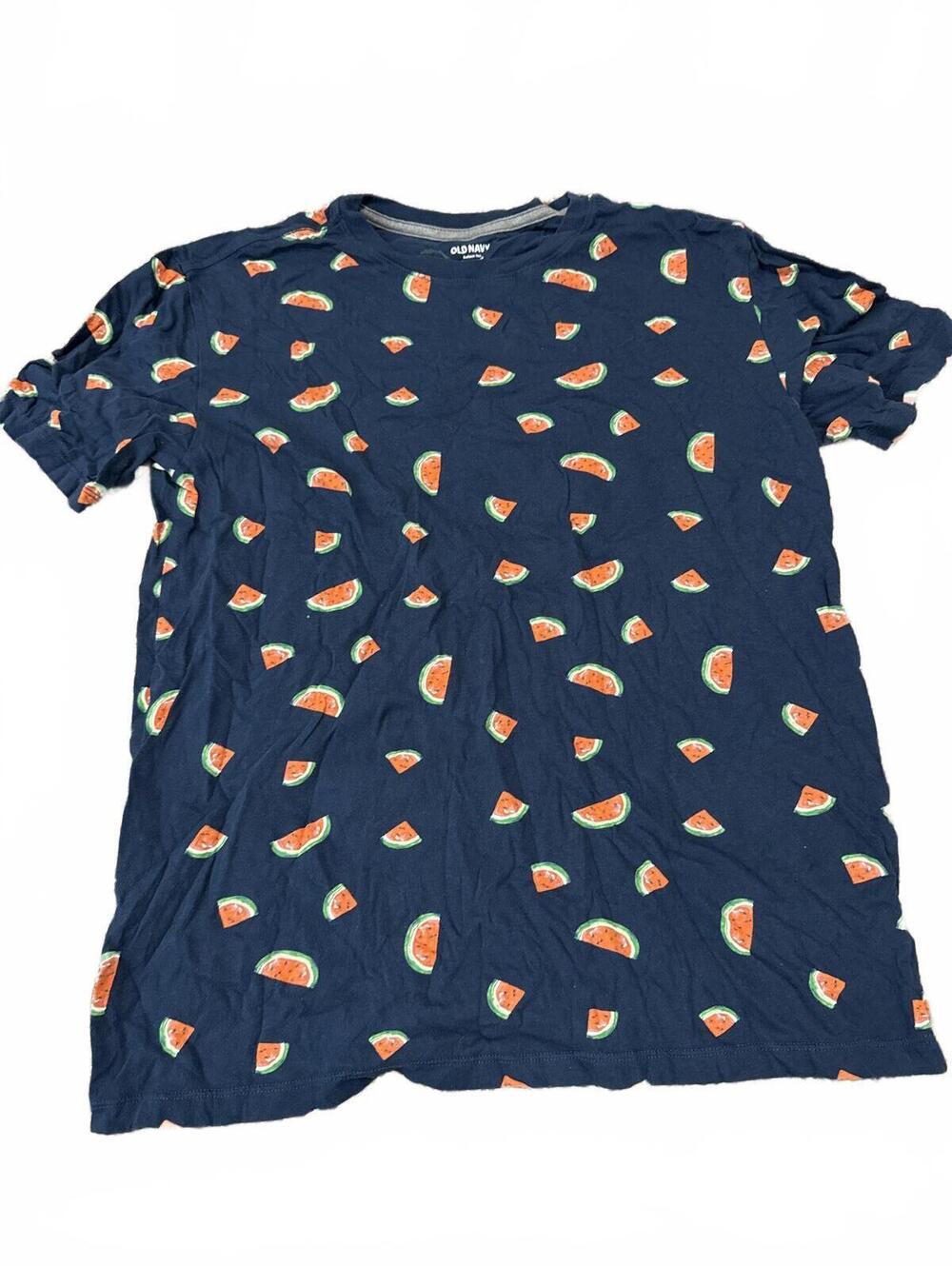 Old Navy Boys Blue Watermelon Print T-Shirt XXL Plus